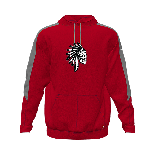 [CUS-DFW-HOOD-FLC-LSL-RED-YXS-LOGO1] Hoodie (Youth XS, Red, Logo 1)