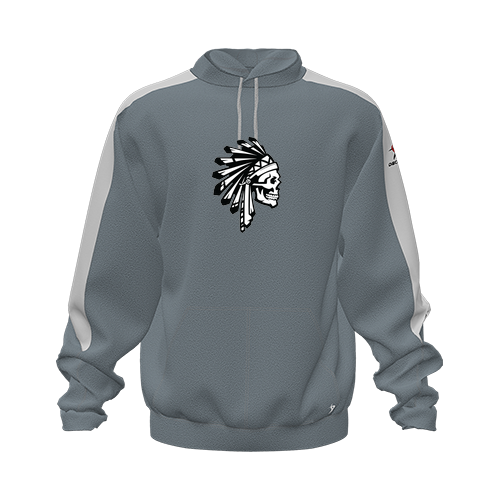 [CUS-DFW-HOOD-FLC-LSL-GRY-YXS-LOGO1] Hoodie (Youth XS, Gray, Logo 1)