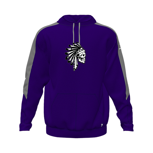 [CUS-DFW-HOOD-FLC-LSL-PUR-YXS-LOGO1] Hoodie (Youth XS, Purple, Logo 1)