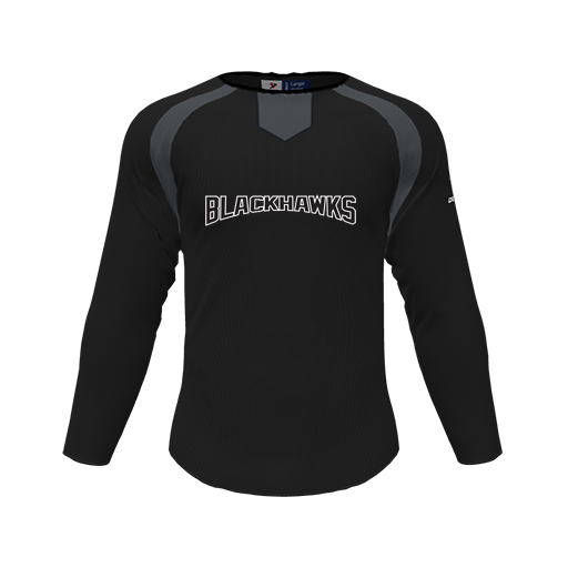 [CUS-DFW-PULL-FLC-CNK-LSL-BLK-YS-LOGO2] Pullover (Youth S, Black, Logo 2)
