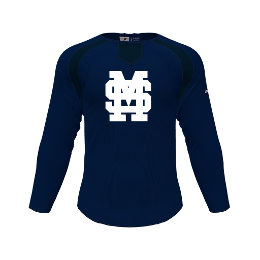 [CUS-DFW-PULL-FLC-CNK-LSL-NVY-YS-LOGO3] Pullover (Youth S, Navy, Logo 3)