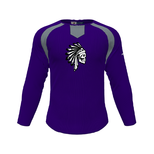 [CUS-DFW-PULL-FLC-CNK-LSL-PUR-YS-LOGO1] Pullover (Youth S, Purple, Logo 1)