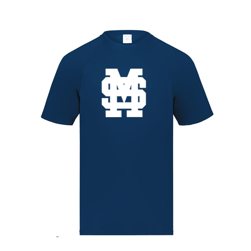 [2790.065.S-LOGO3] Men's Smooth Sport T-Shirt (Adult S, Navy, Logo 3)
