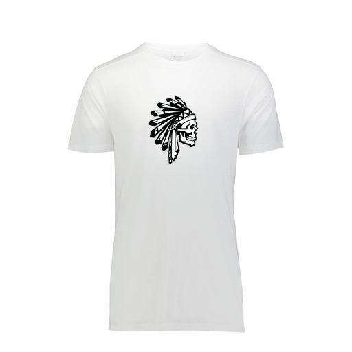 [FTSCUBWH-AS-LOGO1] Decker Men's Tri-Blend T-Shirt - Short Sleeve (Adult S, White, Logo 1)