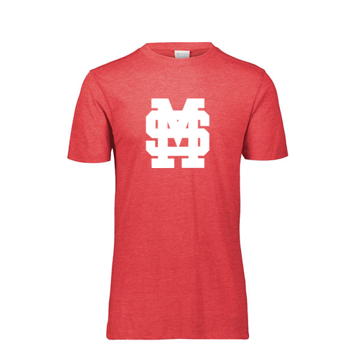 [FTSCUBRD-AS-LOGO3] Decker Men's Tri-Blend T-Shirt - Short Sleeve (Adult S, Red, Logo 3)