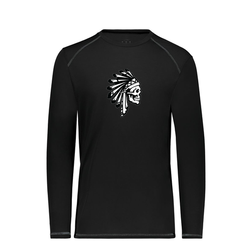 [6846.080.S-LOGO1] Youth SoftTouch Long Sleeve (Youth S, Black, Logo 1)