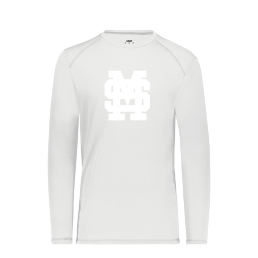 [6846.005.S-LOGO3] Youth SoftTouch Long Sleeve (Youth S, White, Logo 3)
