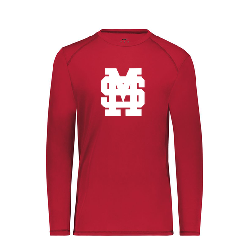 [6846.083.S-LOGO3] Youth SoftTouch Long Sleeve (Youth S, Red, Logo 3)