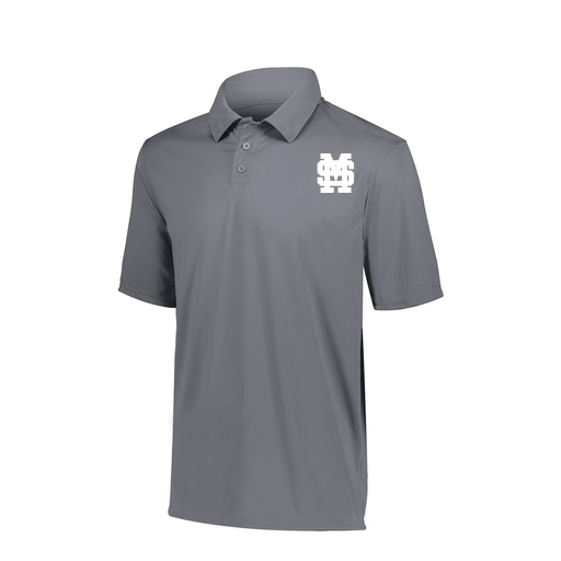 [5018.059.S-LOGO3] Youth Vital Polo (Youth S, Gray, Logo 3)