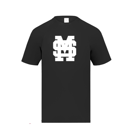 [2791.080.S-LOGO3] Youth Smooth Sport T-Shirt (Youth S, Black, Logo 3)