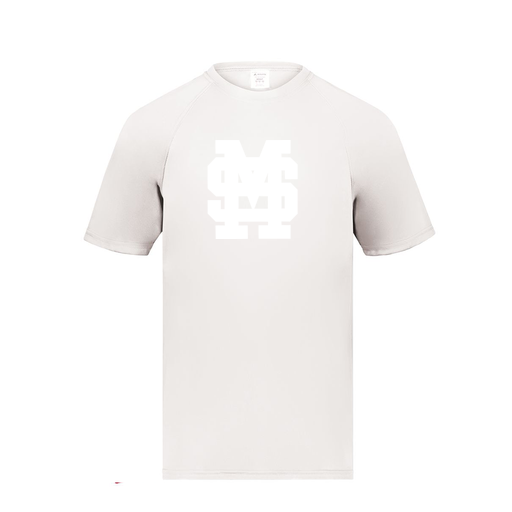 [2791.005.S-LOGO3] Youth Smooth Sport T-Shirt (Youth S, White, Logo 3)