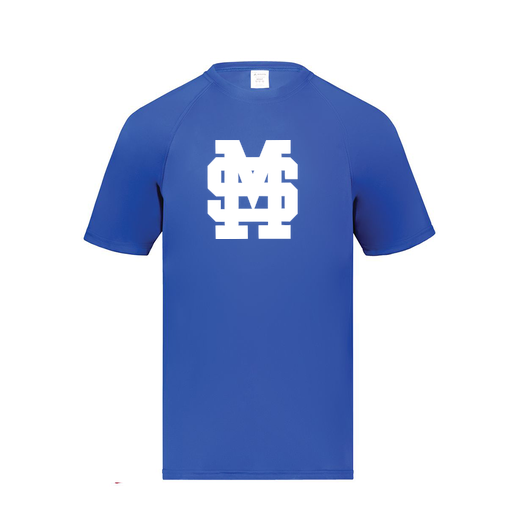 [2791.060.S-LOGO3] Youth Smooth Sport T-Shirt (Youth S, Royal, Logo 3)