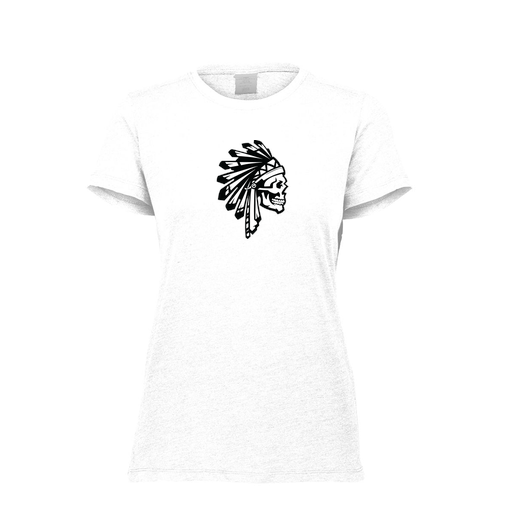 [FTSCUBWH-FAXS-LOGO1] Decker Women's Tri-Blend T-Shirt - Short Sleeve (Female Adult XS, White, Logo 1)