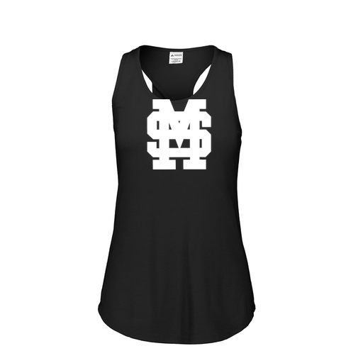 [3078.K94.S-LOGO3] Ladies Tri Blend Tank Top (Female Adult S, Black, Logo 3)