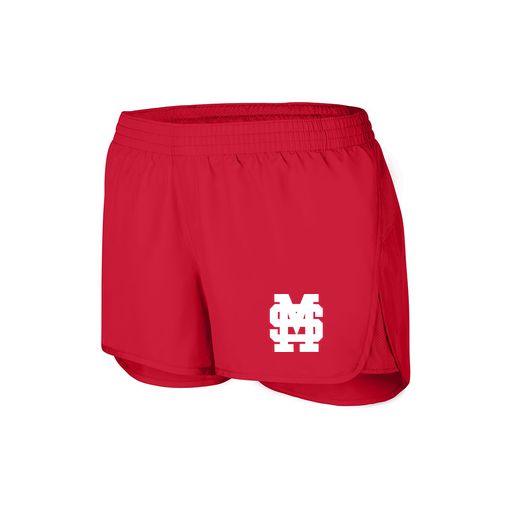 [2430.040.XS-LOGO3] Women's Performance Shorts (Female Adult XS, Red, Logo 3)