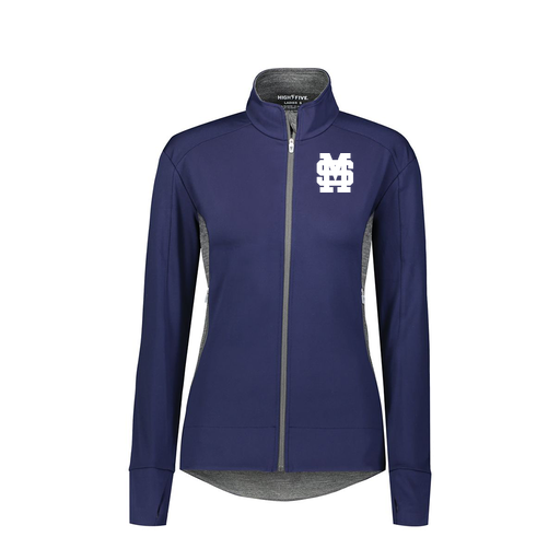 [371263.H71.S-LOGO3] Girls FreeForm Jacket (Female Youth S, Navy, Logo 3)