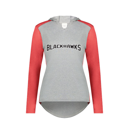 [6902.27V.XS-LOGO2] Ladies Vintage Hoodie (Female Adult XS, Red, Logo 2)