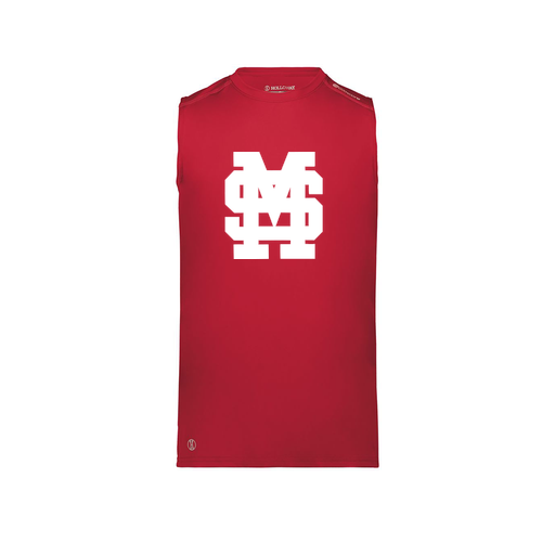 [222593.083.S-LOGO3] Men's CoolDry TankTop (Adult S, Red, Logo 3)