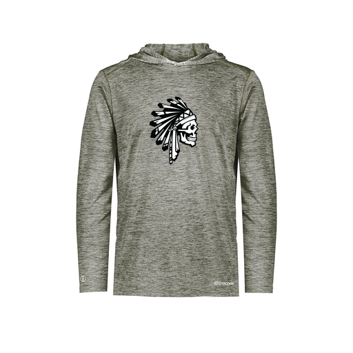 [FOLHCGGY-AS-LOGO1] Decker Men's Charge Hoodie (Adult S, Gray, Logo 1)