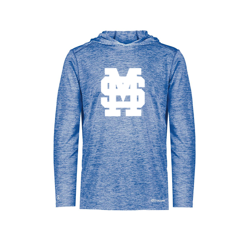 [FOLHCGRY-YS-LOGO3] Decker Youth Charge Hoodie (Youth S, Royal, Logo 3)