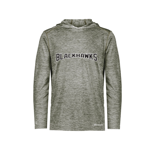 [FOLHCGGY-YS-LOGO2] Decker Youth Charge Hoodie (Youth S, Gray, Logo 2)