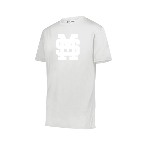 [222818.005.S-LOGO3] Men's Movement Dri Fit Shirt (Adult S, White, Logo 3)