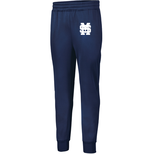 [5566.065.XS-LOGO3] Men's PERFORMANCE FLEECE JOGGER (Adult XS, Navy, Logo 3)