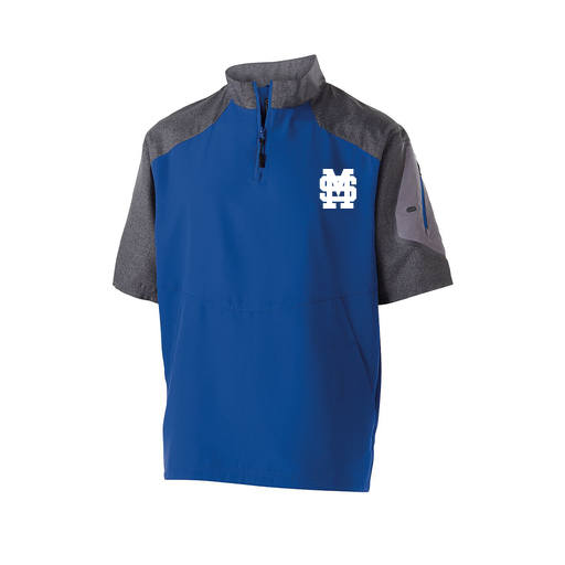 [229545.H02.XS-LOGO3] Men's Raider SS Pullover (Adult XS, Royal, Logo 3)