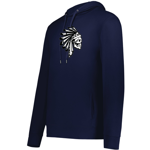 [222598.065.S-LOGO1] Men's Ventura Thin Knit Hoodie (Adult S, Navy, Logo 1)