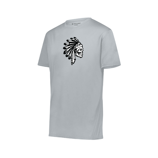[222819.099.XXS-LOGO1] Youth Movement Dri Fit Shirt (Youth XXS, Silver, Logo 1)