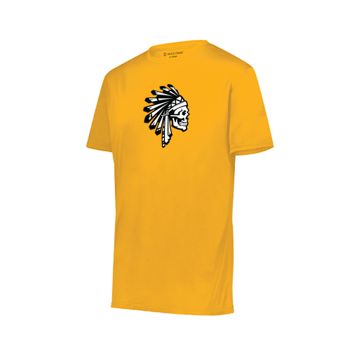 [222819.025.XXS-LOGO1] Youth Movement Dri Fit Shirt (Youth XXS, Athletic Gold, Logo 1)