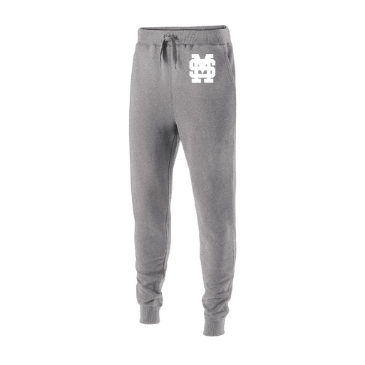 [229648.017.S-LOGO3] Youth 60/40 Fleece Jogger (Youth S, Silver, Logo 3)