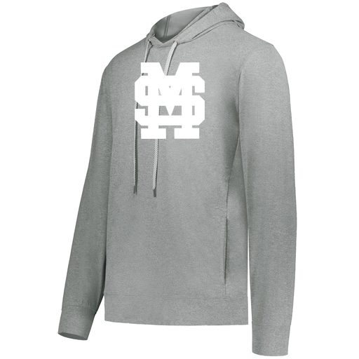 [222698.013.S-LOGO3] YOUTH VENTURA THIN KNIT HOODIE (Youth S, Silver, Logo 3)