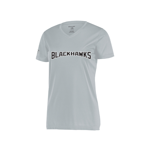 [222820.099.S-LOGO2] Ladies Movement Dri Fit Shirt (Female Adult S, Silver, Logo 2)