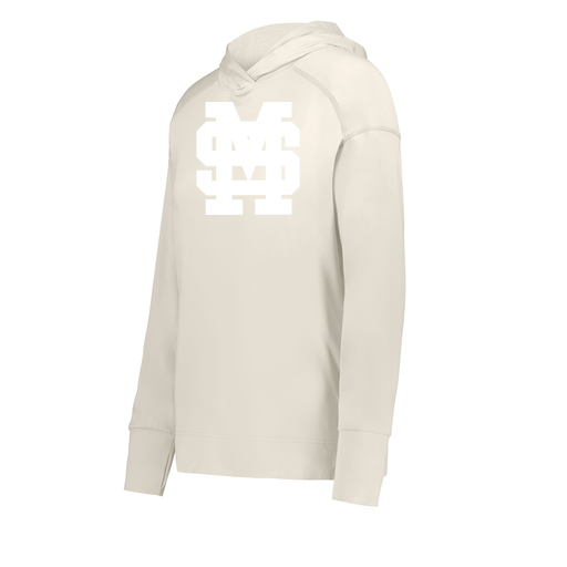 [222798-WHT-FAXS-LOGO3] Ladies Ventura Thin Knit Hoodie (Female Adult XS, White, Logo 3)