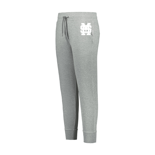 [222799.013.XS-LOGO3] LADIES VENTURA SOFT KNIT JOGGER (Female Adult XS, Silver, Logo 3)