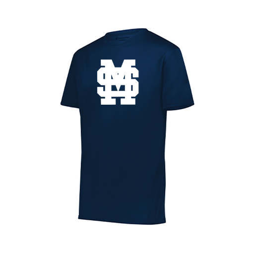 [222819.065.XXS-LOGO3] Youth Movement Dri Fit Shirt (Youth XXS, Navy, Logo 3)