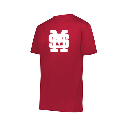 [222819.083.XXS-LOGO3] Youth Movement Dri Fit Shirt (Youth XXS, Red, Logo 3)
