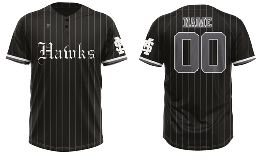 MSA Blackhawks - Pinstripe Two-Button Jersey